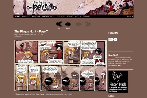 ComicPress theme site design template sample