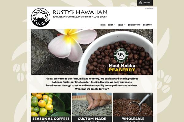 rustyshawaiian.com site used Rustys-hawaiian