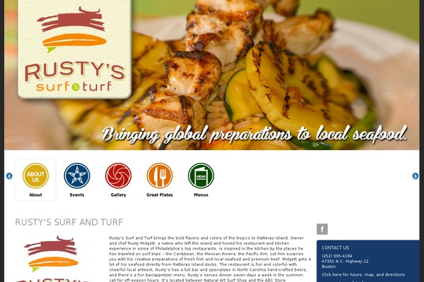 WordPress website example screenshot