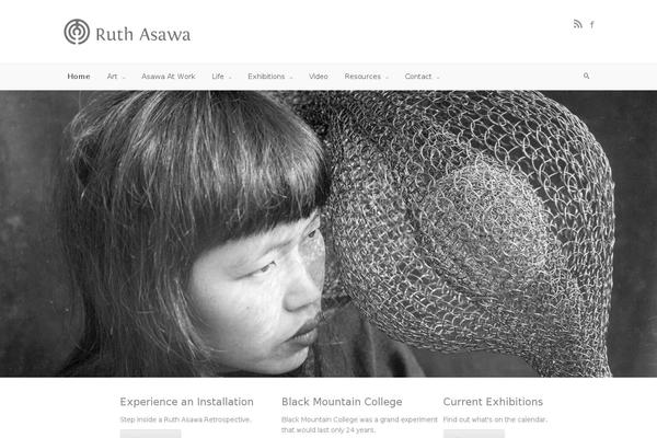 ruthasawa.com site used Asawa-evolve