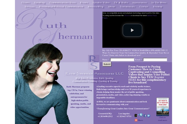 ruthsherman.com site used Ruth_sherman