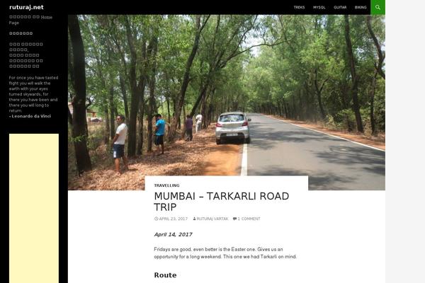 Twenty Fourteen theme site design template sample