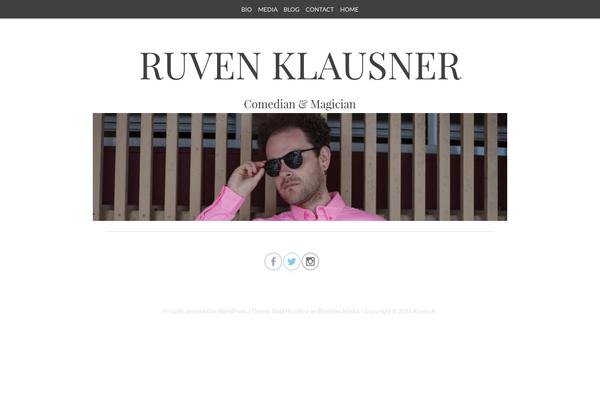 ruven.ca site used Bold Headline