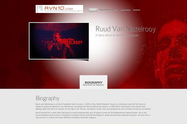 Nova theme site design template sample