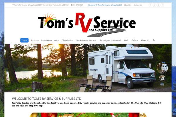 The7 theme site design template sample