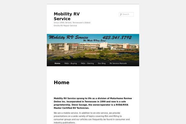 Twenty Eleven theme site design template sample
