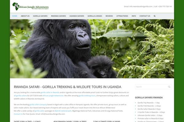 Safari theme site design template sample