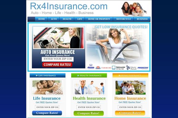 rx4insurance.com site used Low-insurance-quote