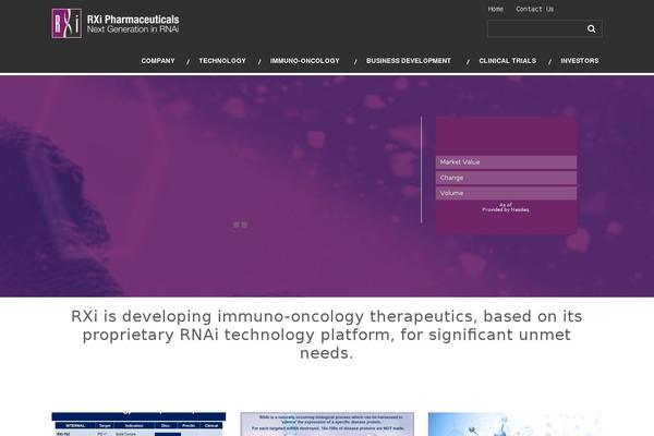 Site using Rxi-pharma plugin