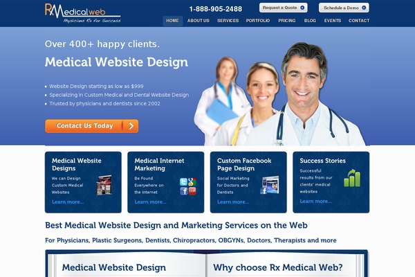 rxmedicalweb.com site used Universum
