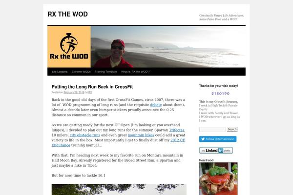 Twenty Ten theme site design template sample