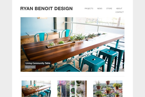 ryanbenoitdesign.com site used Portfolio