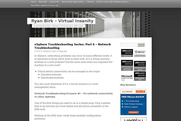 WordPress website example screenshot