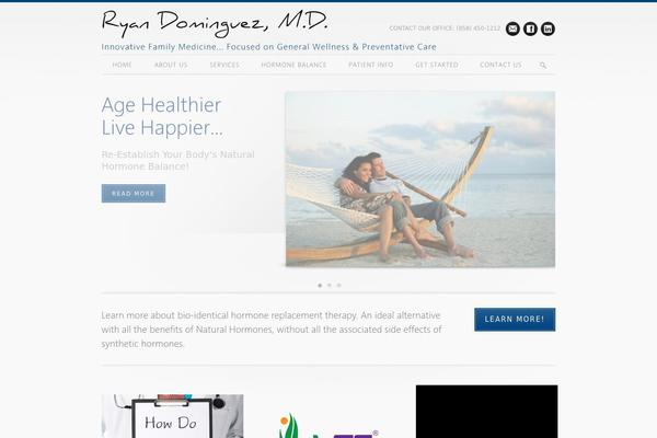 Elegance theme site design template sample