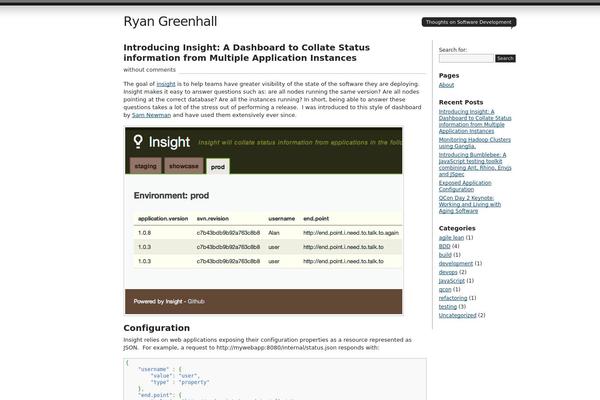 ryangreenhall.com site used Journalist