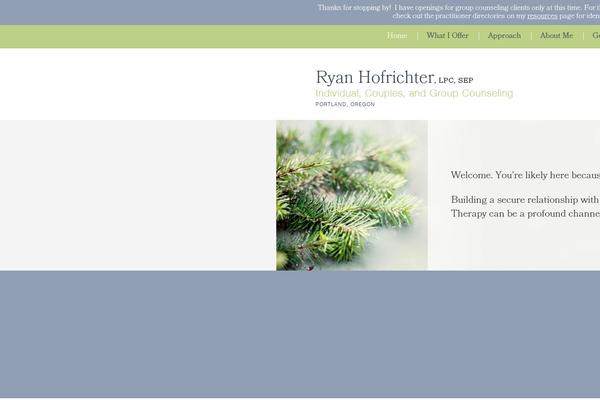 ryanhofrichter.com site used Ryanh