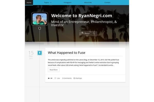 WordPress website example screenshot