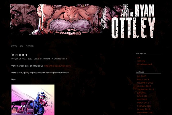WordPress website example screenshot
