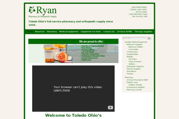 ryanpharmacy.com site used Weaver-ch