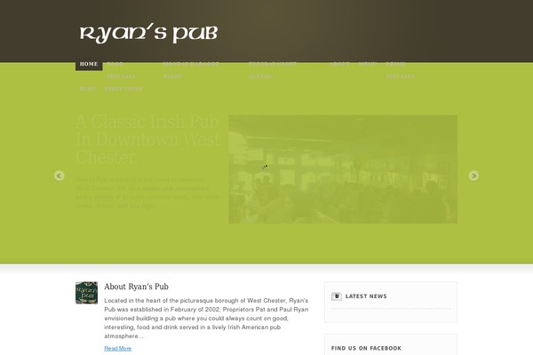 ryans-pub.com site used Enet-theme