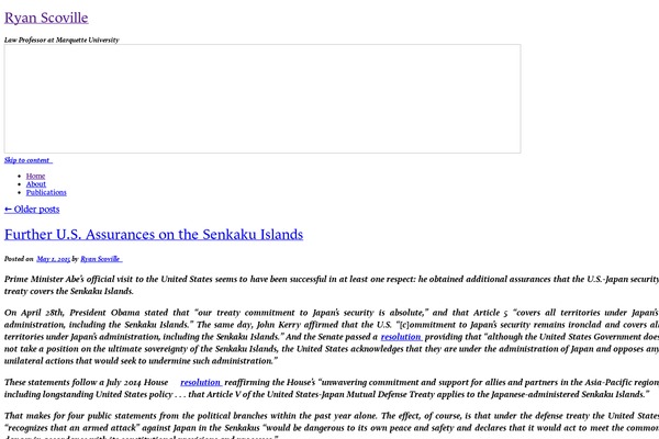 WordPress website example screenshot