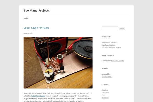WordPress website example screenshot