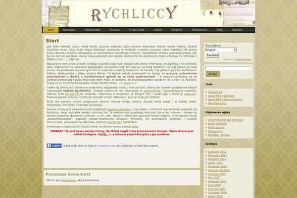 rychlicki.info site used Family_history