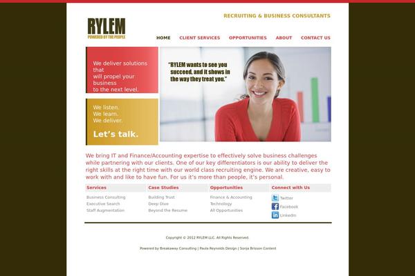 WordPress website example screenshot