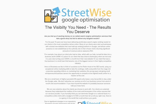 WordPress website example screenshot