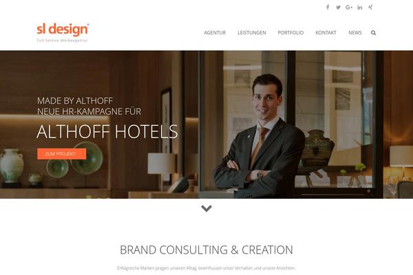 Impreza theme site design template sample