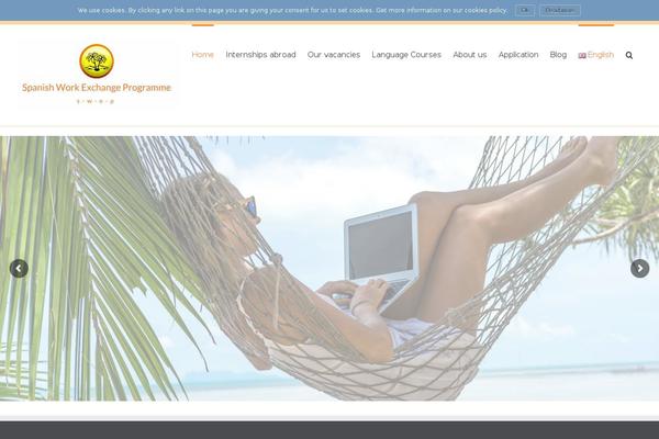 WordPress website example screenshot