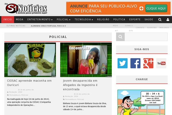 s1noticias.com site used S1noticias