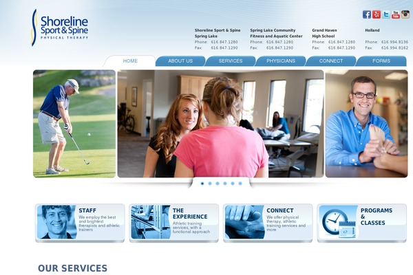 s3physicaltherapy.com site used Shorelinev2