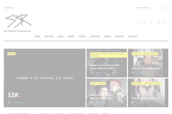 King-news theme site design template sample