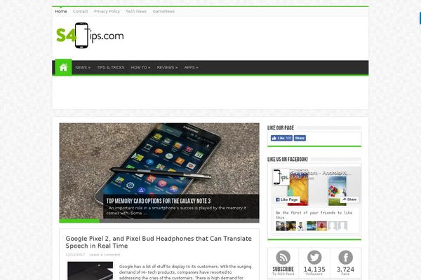 WordPress website example screenshot