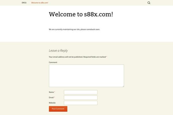 Twenty Thirteen theme site design template sample