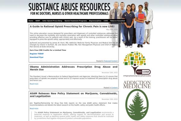 WordPress website example screenshot