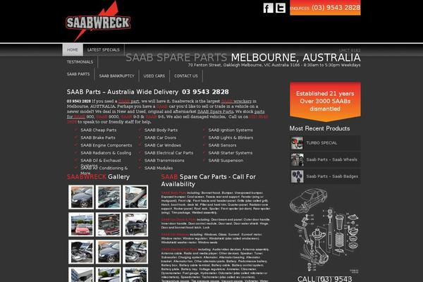 saab theme websites examples