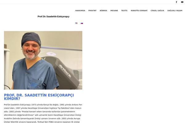 WordPress website example screenshot