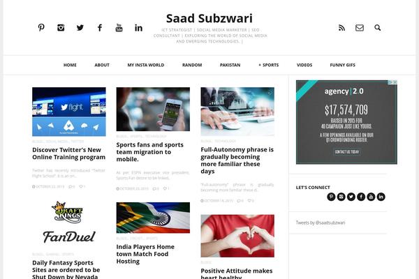 saadsubzwari.com site used Saad