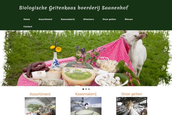 Vantage theme site design template sample