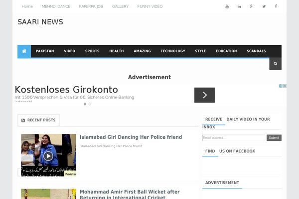 WordPress website example screenshot