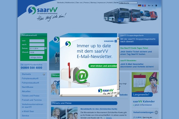 WordPress website example screenshot
