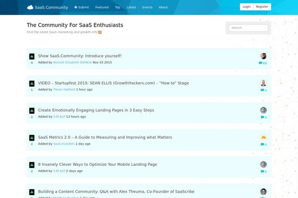 UpVote WordPress theme, websites list used UpVote theme UpVote theme websites examples