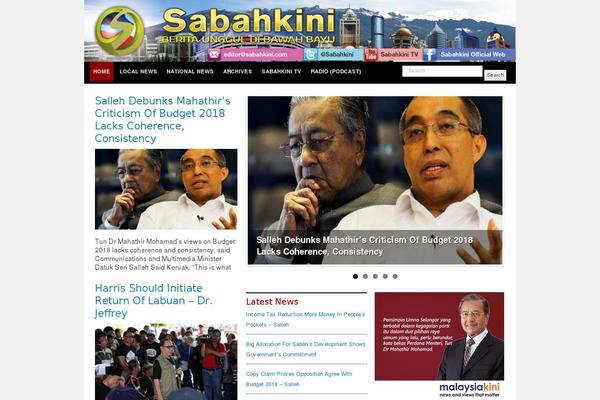 sabahkini.com site used Sabahkinicom
