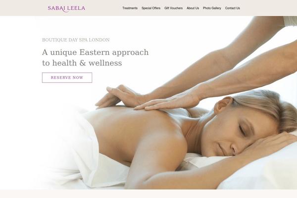 Luxury-spa theme site design template sample