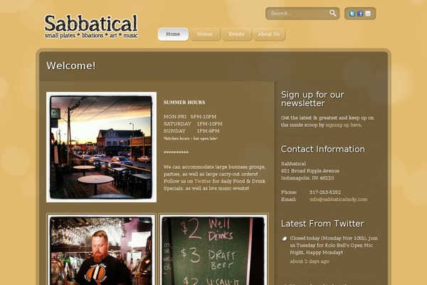 sabbaticalindy.com site used Loamp