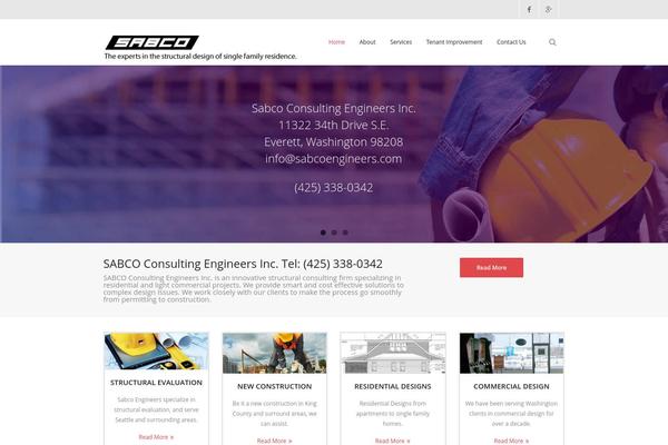 sabcoengineers.com site used Renden