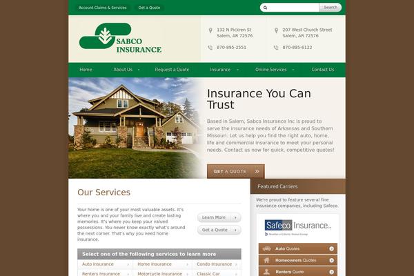 sabcoinsurance.com site used Template2v2