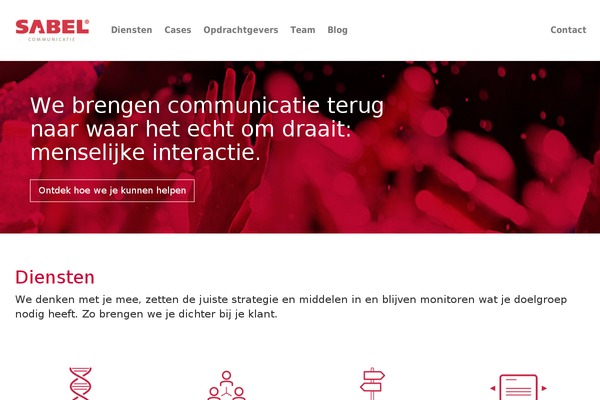 sabel-communicatie theme websites examples